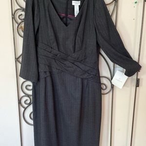 Elizabeth Claiborne - Charcoal Tailored Dress